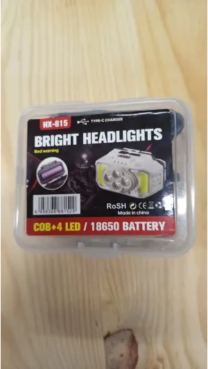 LINTERNA CABEZA CON CARGADOR