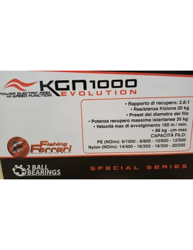 Kgn 500 + caña rapada 50/80lb +  trenzado