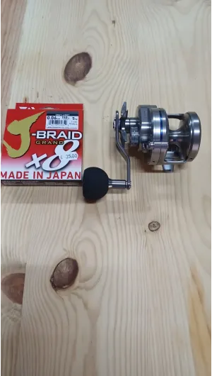 CARRETE DAIWA SALTIGA 35NH L MAS TRENZADO DE REGALO