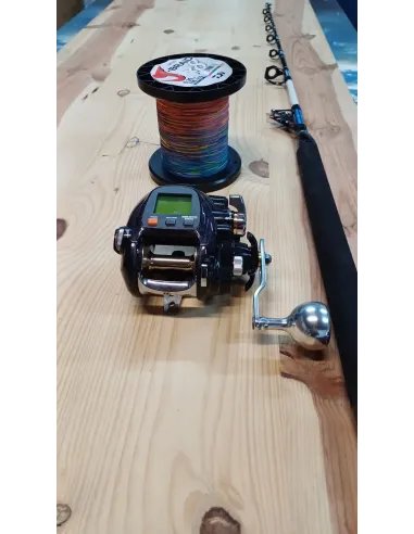 Kgn 500s + caña rapada 50/80lb + trenzado