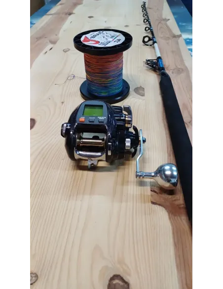 Kgn 500s + caña rapada 50/80lb + trenzado