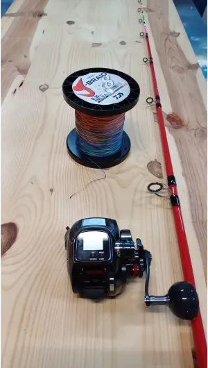 Shimano plays 6000 + caña hero 1,80m + trenzado