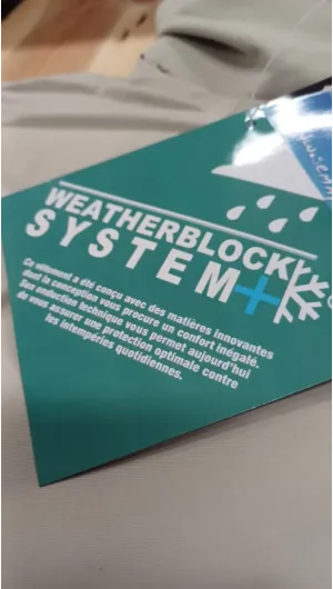 CAZADORA NAUTICA TRANSPIRABLE E IMPERMEABLE