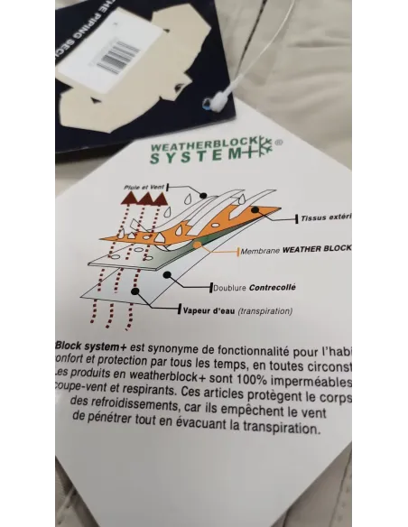 CAZADORA NAUTICA TRANSPIRABLE E IMPERMEABLE