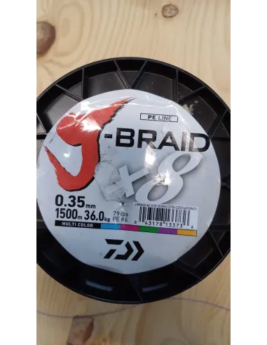 Daiwa tanacom 1200 + caña rapada + trenzado