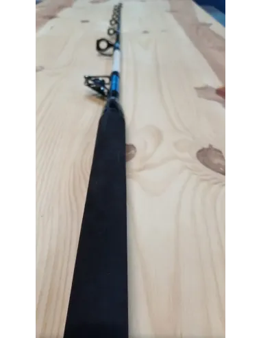 Daiwa tanacom 1200 + caña rapada + trenzado