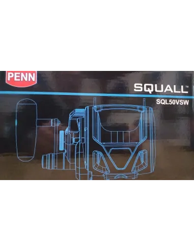 Pen squal 50lb 2 velocidades