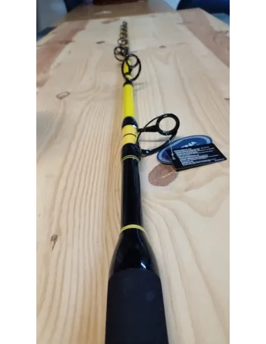 Penn squal 50lb 2 velocidades + caña shimano beast Master 80lb + hilo suflix