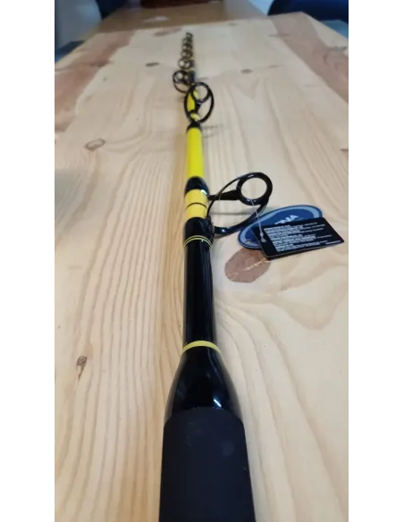 Penn squal 50lb 2 velocidades + caña shimano beast Master 80lb + hilo suflix